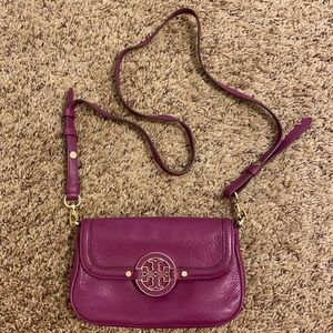 Tory Burch Fuchsia/Purple Amanda Crossbody Bag!